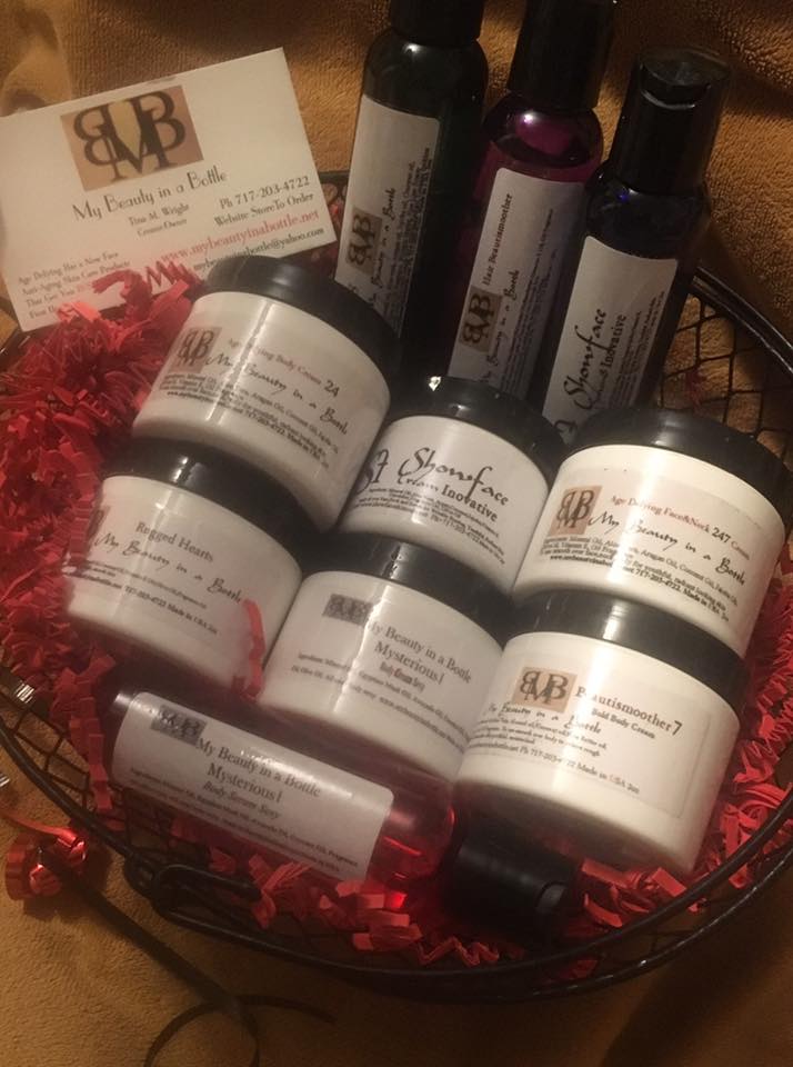 Beauty Basket by My Beauty in a Bottle - locally made anti-aging skin care products