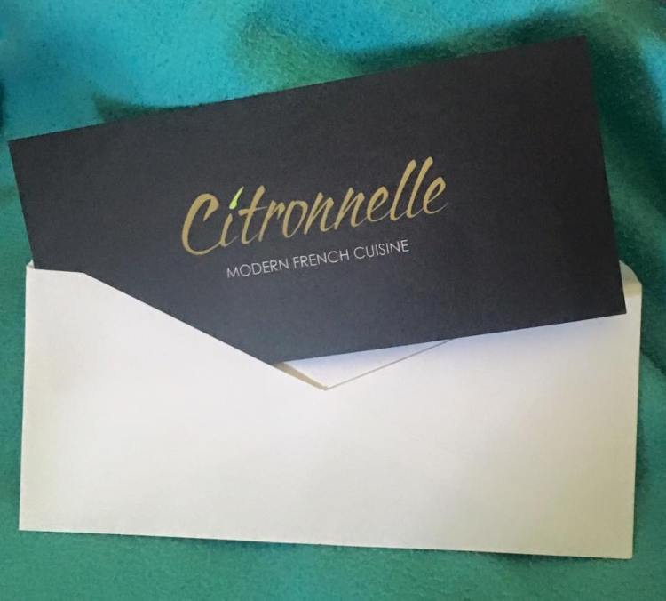 A $25 gift certificate to Citronnelle Restaurant (Lancaster). If you've never been there, you should go - their food is amazing!